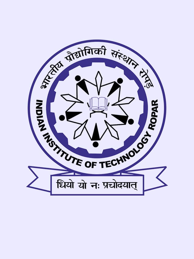 logo off IIT ropar; summer internship 2024 concept