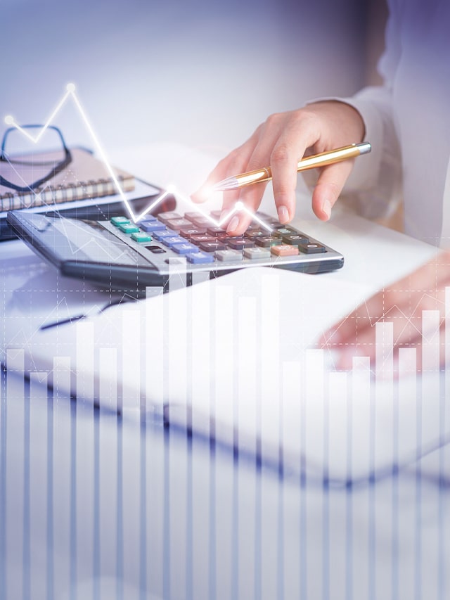 A man using calculator. Concept Explore the top companies that are hiring Accountant in India in May 2024!